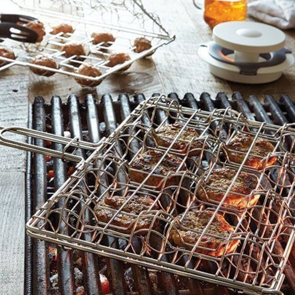 Pampered Chef Kitchen Nib Pampered Chef Meatball And Slider Grill Basket Poshmark